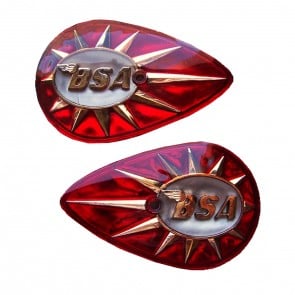 40-8014/5 BSA Tank Badges