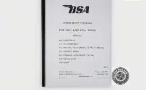 Workshop Manual - BSA A50/A65 1966-68