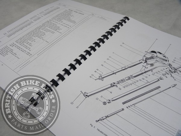 thumbnail image 2 of Triumph TRW 500 Side Valve Parts Book – MK2 Models (New Old Stock) 2 of 5