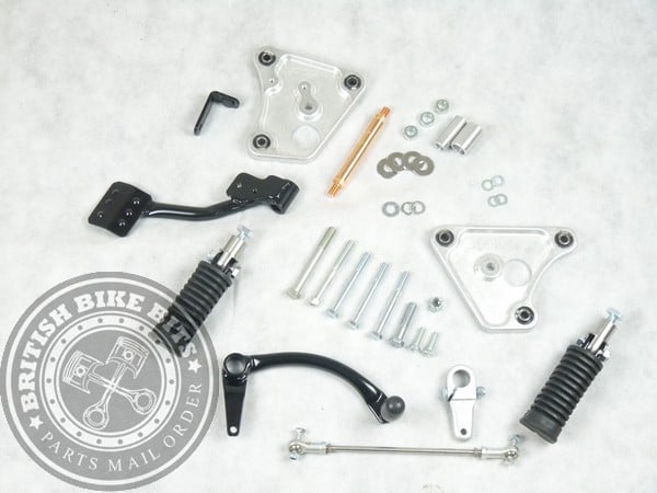 Norman Hyde Rearset Footrest Kit Triumph T150