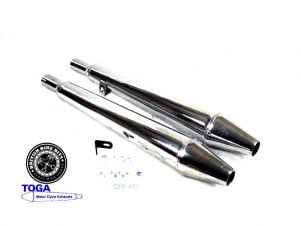 HBS565 Hyde Toga Peashooter Silencers Triumph Bonneville 2009 on