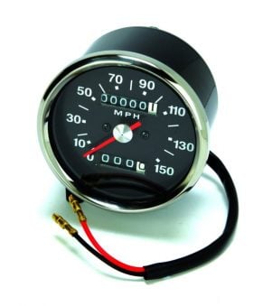 SSM.5007/00 Speedometer 150MPH Black Face BSA/Triumph