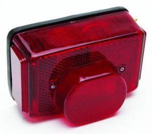 Emgo Tail Lamp Assembly For Triumph T140 T150 T160 Bonneville Tiger Norton 73-75