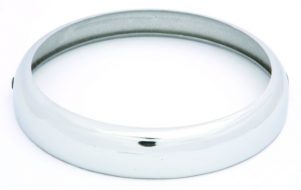 Lucas 553248 Chrome Headlight Rim Bezel – Fits Triumph, Norton, AMC, MG TC/TD, Morgan (Made In UK)