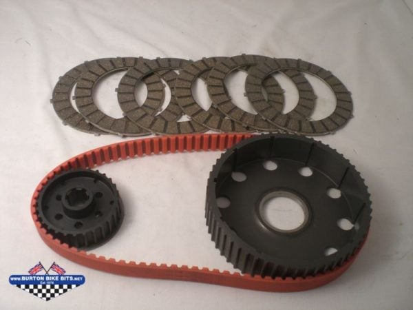 Alloy Belt Drive Kit for Triumph Pre-Unit Rigid