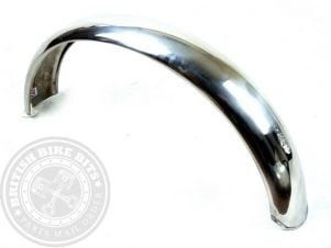 Dunstall 19" Stainless Steel Front Mudguard