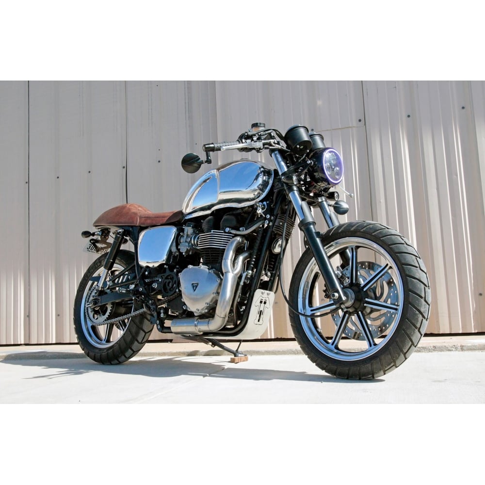 Side Panels (pair) Polished Alloy - Triumph New Bonneville-4581