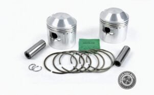 Piston Assembly (pair) 9:1 - Triumph T120/TR6 1963-74