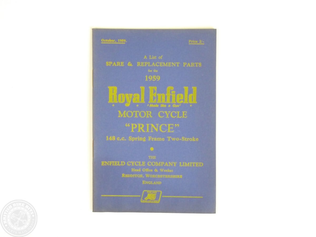 PB1958 Book - Royal Enfield Ensign II & III 148 cc. 1957/8