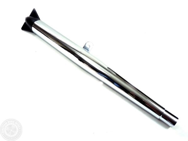 90-3074 Chrome Silencer C/W End Cap - BSA D3/D5 1954-59