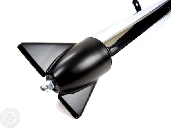90-3074 Chrome Silencer C/W End Cap - BSA D3/D5 1954-59