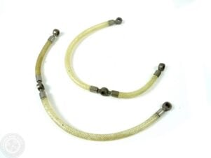 47702 Braided Oil Feed Pipe, Pair (NOS) - Royal Enfield Interceptor MK1/MK1A 1963-68