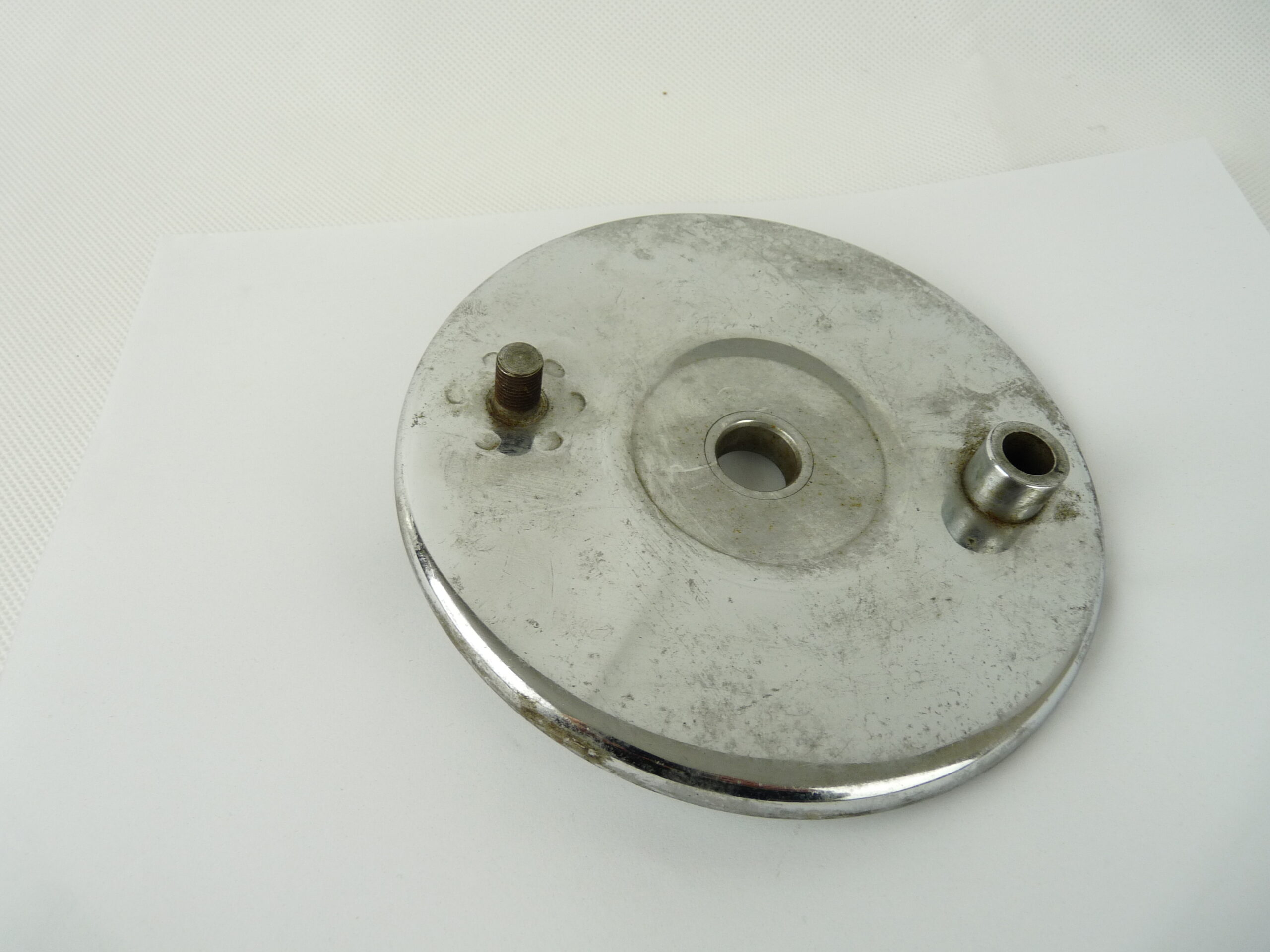 Chrome front brake plate Triumph T20/T20J/T20C/TCA 1954-66