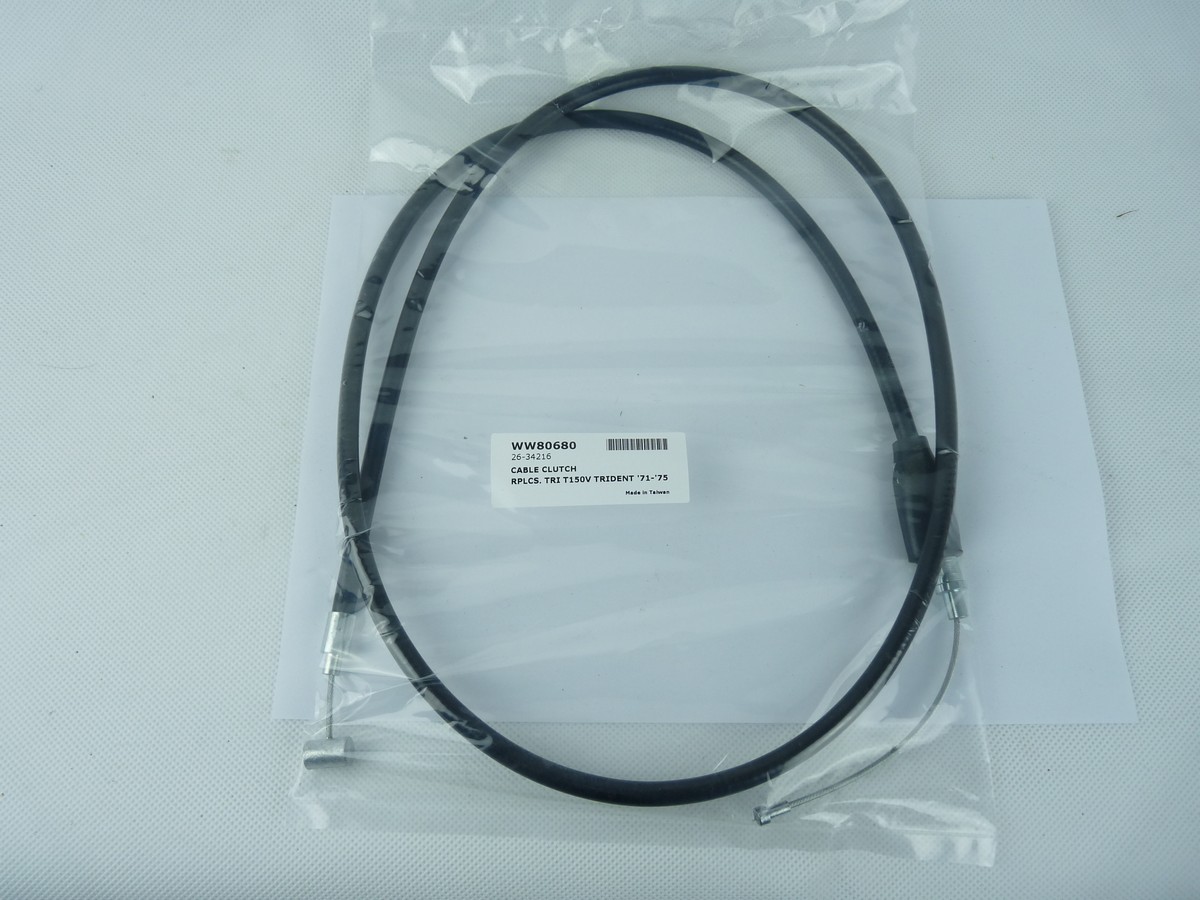 Classic Bike Shop Clutch/Brake Cable – Universal Fit For Triumph 5T & T100 Pre-Unit, Replacement Part
