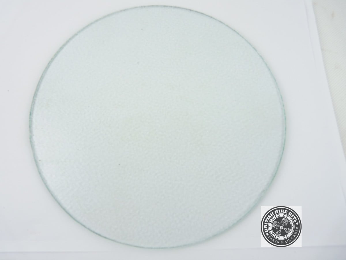 VINTAGE FROSTED/DIFUSA FLAT HEADLAMP GLASS FOR 8" HEADLAMP