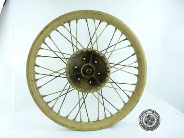 REAR WHEEL WM2 X 18 RIM C/W HUB ASS (NOS) - Image 6