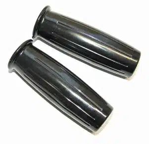 BLACK HANDLEBAR GRIPS 1″ AMAL 366 – VARIOUS MOTORCYCLES