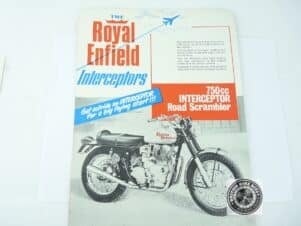 SALES PAMPHLET GENUINE - ROYAL ENFIELD INTERCEPTOR