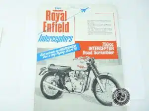 SALES PAMPHLET GENUINE - ROYAL ENFIELD INTERCEPTOR