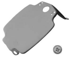 REAR NUMBER PLATE - SINGLE MOUNT - TRIUMPH T20/TR6/T120