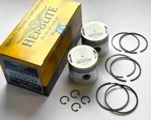 HEPOLITE BRANDED PISTON ASSEMBLY – BSA A10 & Ariel Huntmaster